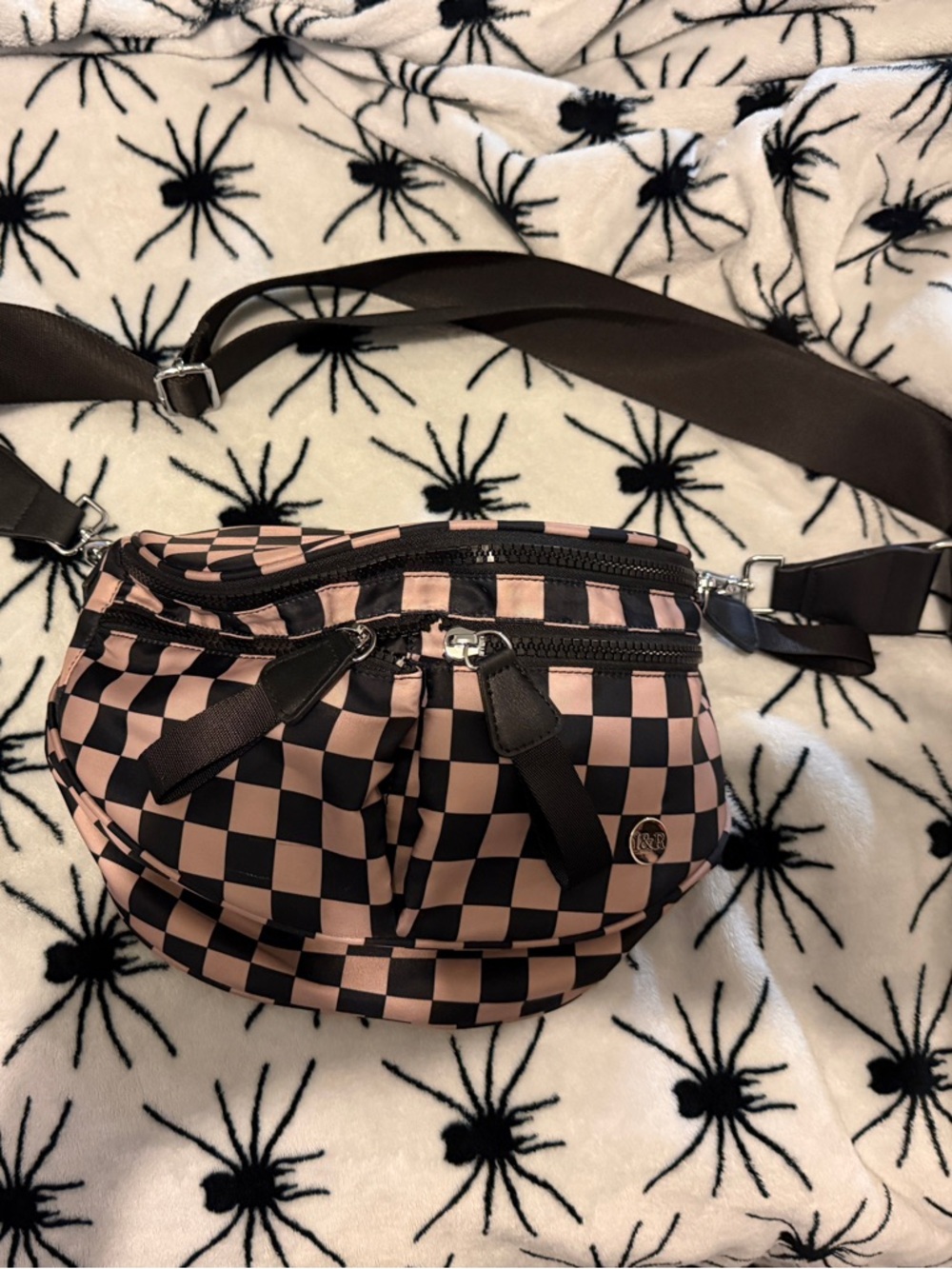 Checkerboard Crossbody Belt